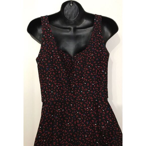 Gap Black & Red Star Dress w/ Pockets Sz 0 - Picture 8 of 8